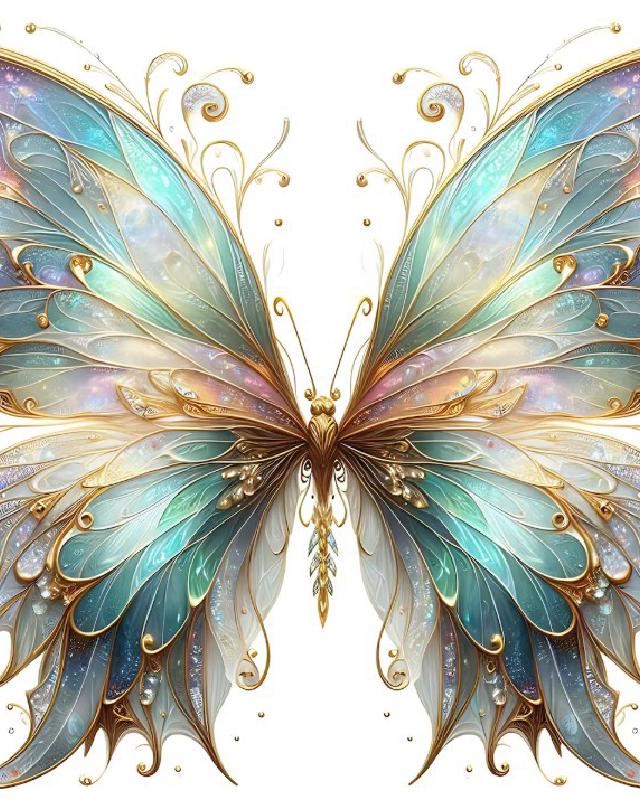 Butterflies costume illustration