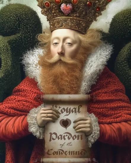 King of Hearts costume illustration