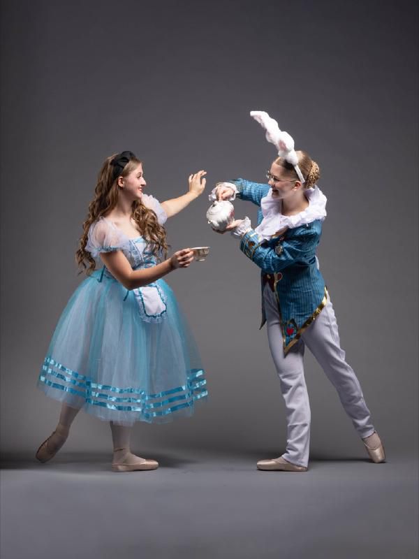 Festival City Ballet dancers in Alice in Wonderland tea party scene