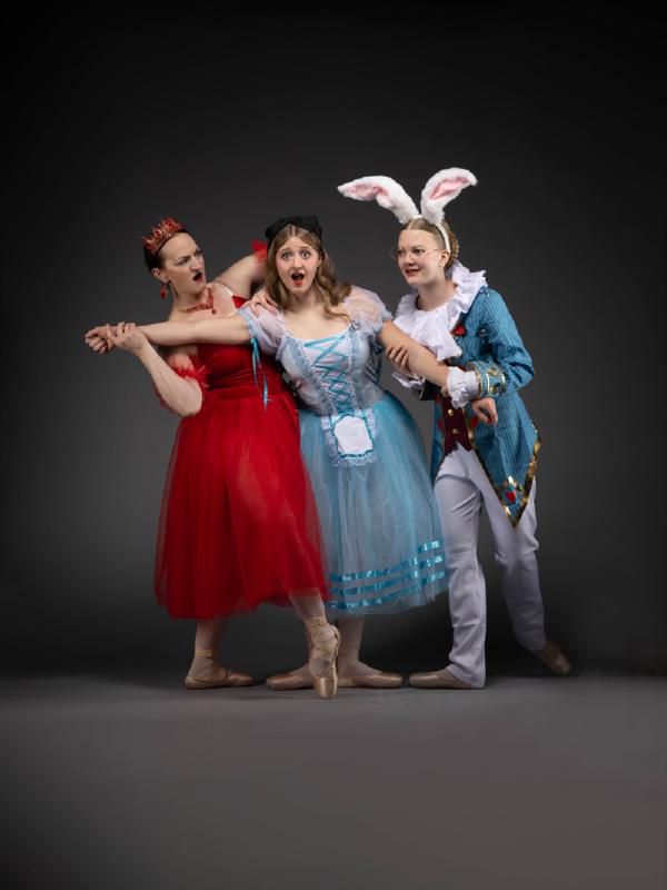 Festival City Ballet principal dancer in Alice costume